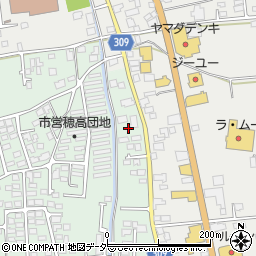 長野県安曇野市穂高柏原971周辺の地図