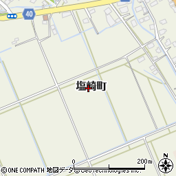 茨城県水戸市塩崎町周辺の地図