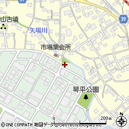 群馬県太田市市場町347周辺の地図