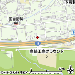 群馬県高崎市下豊岡町1540周辺の地図