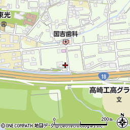 群馬県高崎市下豊岡町1484-1周辺の地図