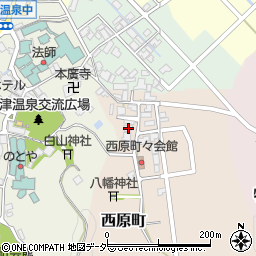 石川県小松市西原町ト70周辺の地図