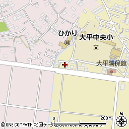 栃木県栃木市大平町新1320-17周辺の地図