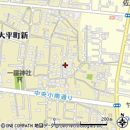 栃木県栃木市大平町新1496周辺の地図