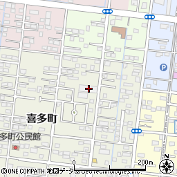 群馬県伊勢崎市喜多町47-2周辺の地図