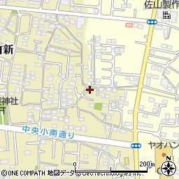 栃木県栃木市大平町新1487周辺の地図
