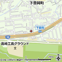 群馬県高崎市下豊岡町1554周辺の地図