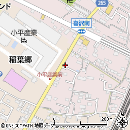 栃木県小山市喜沢76周辺の地図