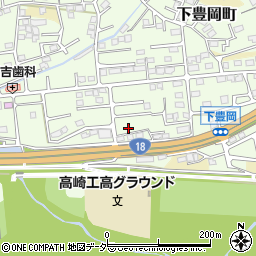 群馬県高崎市下豊岡町1551周辺の地図