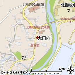 長野県東御市大日向290周辺の地図