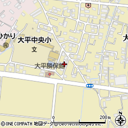 栃木県栃木市大平町新1378周辺の地図