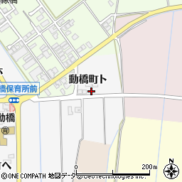 石川県加賀市動橋町ト周辺の地図