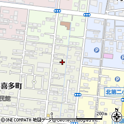 群馬県伊勢崎市喜多町42-5周辺の地図