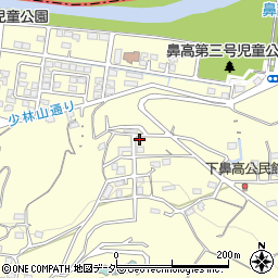 群馬県高崎市鼻高町466周辺の地図