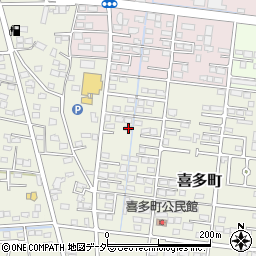 群馬県伊勢崎市喜多町142-8周辺の地図