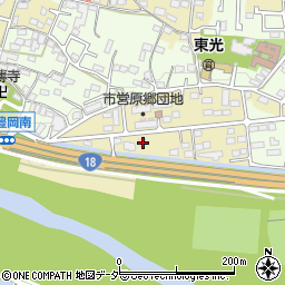 群馬県高崎市中豊岡町822周辺の地図