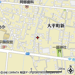 栃木県栃木市大平町新1428周辺の地図