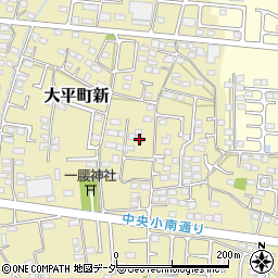 栃木県栃木市大平町新1447周辺の地図