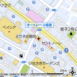 洋服の青山伊勢崎宮子店周辺の地図