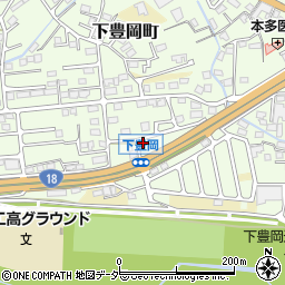 群馬県高崎市下豊岡町579周辺の地図