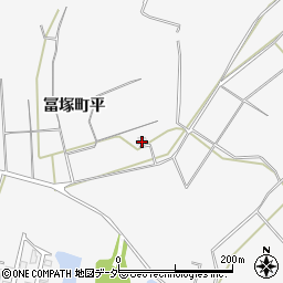 石川県加賀市冨塚町祖開周辺の地図