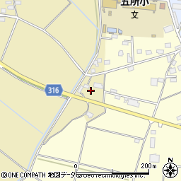 茨城県筑西市大谷204周辺の地図