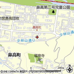 群馬県高崎市鼻高町43-6周辺の地図