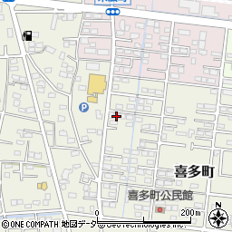 群馬県伊勢崎市喜多町142-4周辺の地図