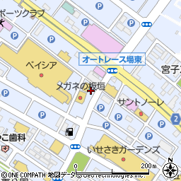 ワークマンプラス伊勢崎宮子店駐車場周辺の地図