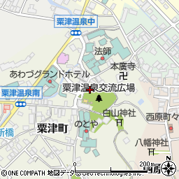 石川県小松市粟津町ワ周辺の地図