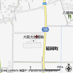栃木県足利市稲岡町543周辺の地図