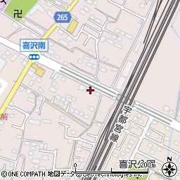 栃木県小山市喜沢111周辺の地図