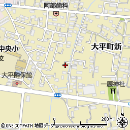 栃木県栃木市大平町新1419周辺の地図