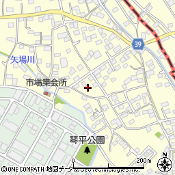 群馬県太田市市場町甲-534周辺の地図