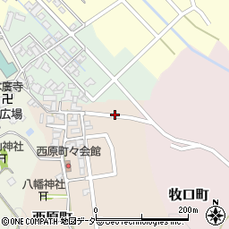 石川県小松市西原町ヘ周辺の地図