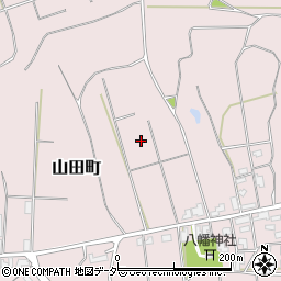 石川県加賀市山田町（な）周辺の地図