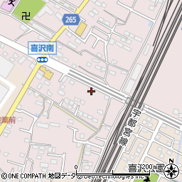 栃木県小山市喜沢110周辺の地図