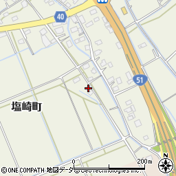 茨城県水戸市塩崎町1423周辺の地図