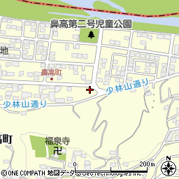 群馬県高崎市鼻高町43-33周辺の地図