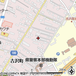 茨城県水戸市吉沢町657-5周辺の地図