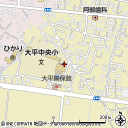 栃木県栃木市大平町新1377周辺の地図
