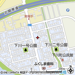 群馬県前橋市下川町20-4周辺の地図