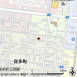 群馬県伊勢崎市喜多町45-10周辺の地図