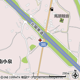 茨城県笠間市南小泉182周辺の地図