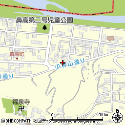 群馬県高崎市鼻高町177周辺の地図