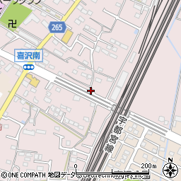 栃木県小山市喜沢120周辺の地図