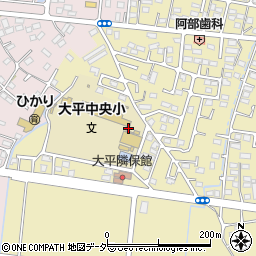 栃木県栃木市大平町新1374周辺の地図