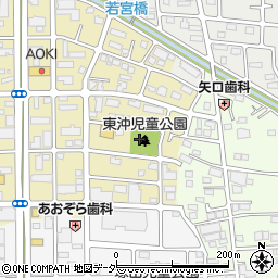 東沖児童公園周辺の地図