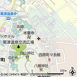石川県小松市西原町ト80周辺の地図