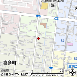 群馬県伊勢崎市喜多町44周辺の地図